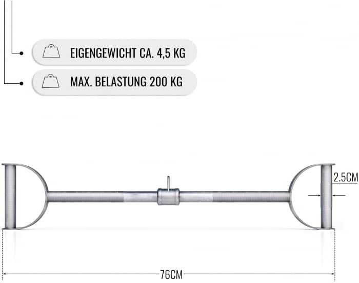 Nowy drążek na triceps / uchwyt obrotowy / 78cm / ściąganie lat !K317!