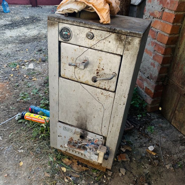 Котел советский газовый с автоматикой искра 16