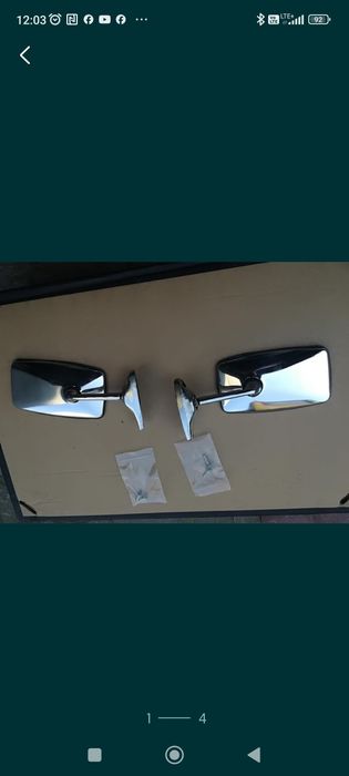 Fiat 126p lusterka chrom nowe 2 sztuki razem
