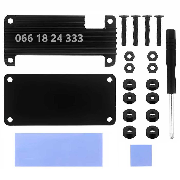 Надійний алюмінієвий корпус-радіатор для Raspberry Pi Zero / Zero 2 W