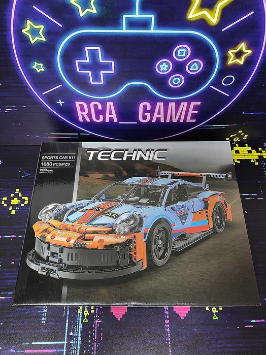 ‼️НОВИЙ‼️В КОРОБЦІ‼️Конструктор Technic Гоночний автомобіль Porsche 911 RSR Martini Racing на 1680 деталей Лего Lego Порш 911 Мартини Подарунок Хлопцю