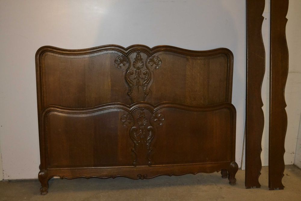 łóżko ludwikowskie .145 .dąb