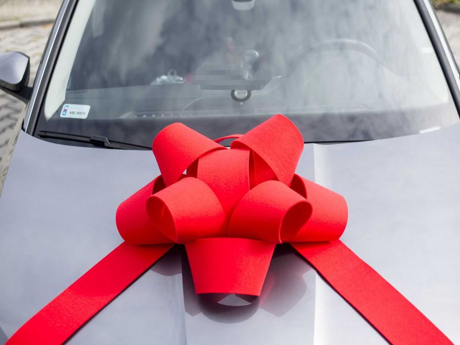 Wypasiony prezent nowa Kokarda na auto XXL zobacz jaka wielka