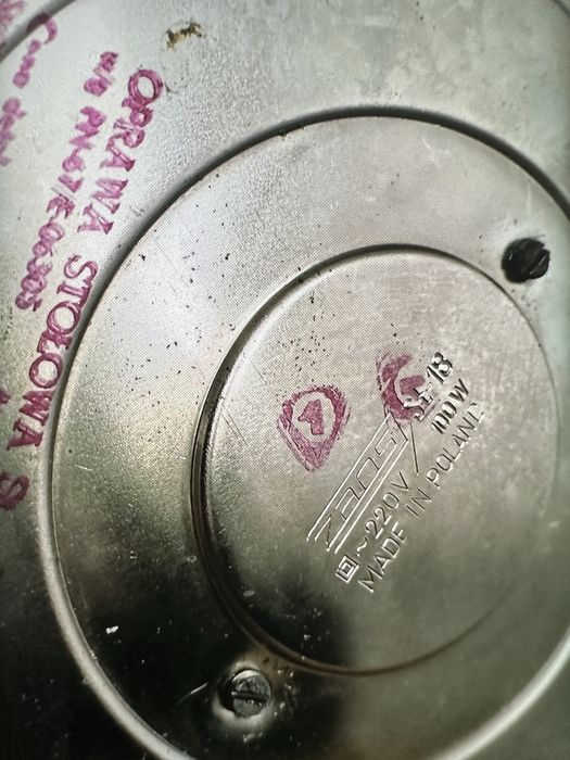 Lampa zaos st-18 duza idealny stan prl