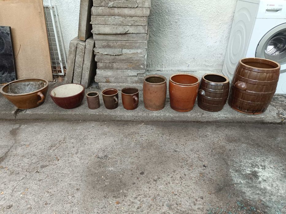 Duży Garnek gliniany / glinianka śr.27cm i inne...