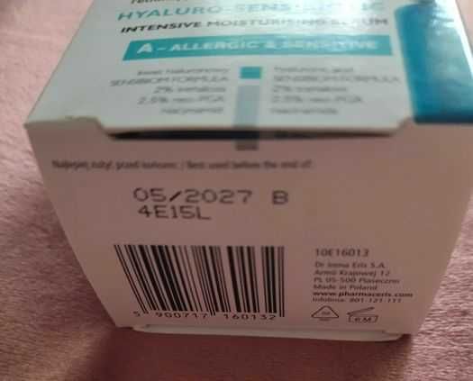 PHARMACERIS A HYALURO-SENSIBIOTIC intensywnie nawilżające serum