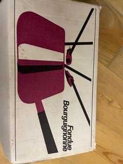 Original fondue bourguignonne 419-58 made in switzerland
