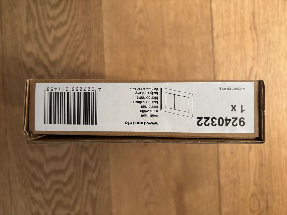 Tece 9240322 metalowy przycisk wc