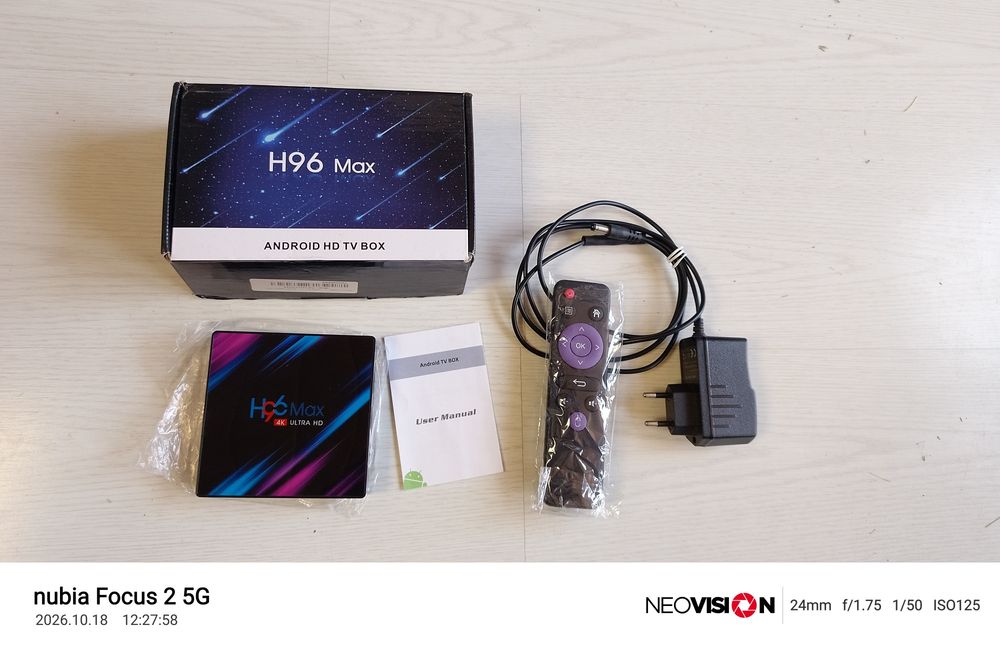 Box Android TV 4K H96 Max