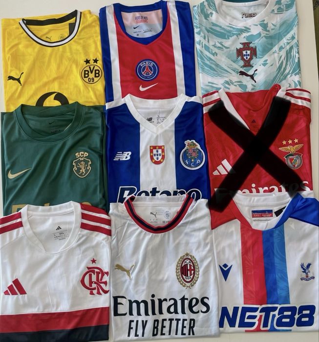 Camisola futebol