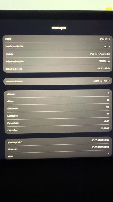 iPad M1 Air 64gb c/ Magic Keyboard