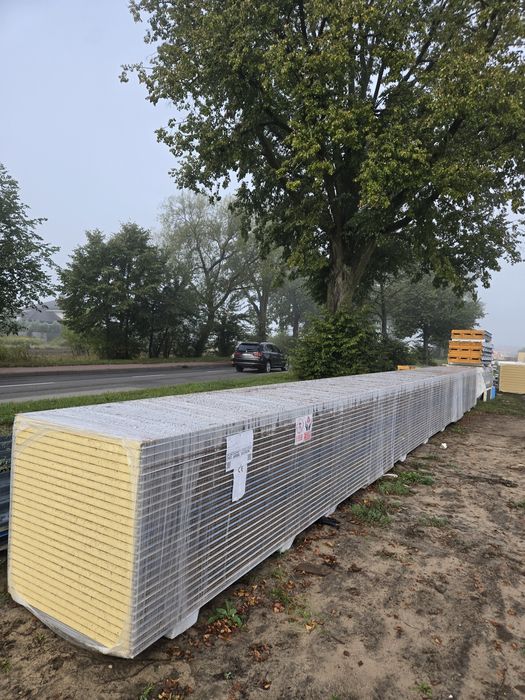 Płyta warstwowa 100mm drewnopodobna 13m NOWA