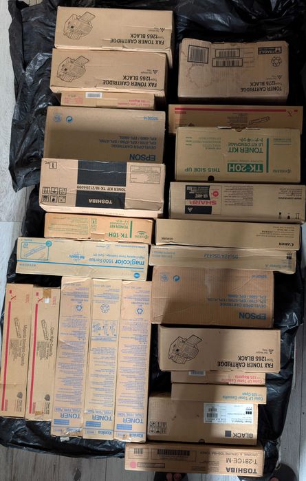 Duży zestaw tonerów i developperów MIX (Konica, Kyocera, Epson) – Hurt