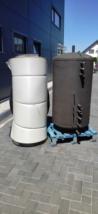 Bufor kombinowany 600 / 400 L wężownica CWU nierdzewna solar