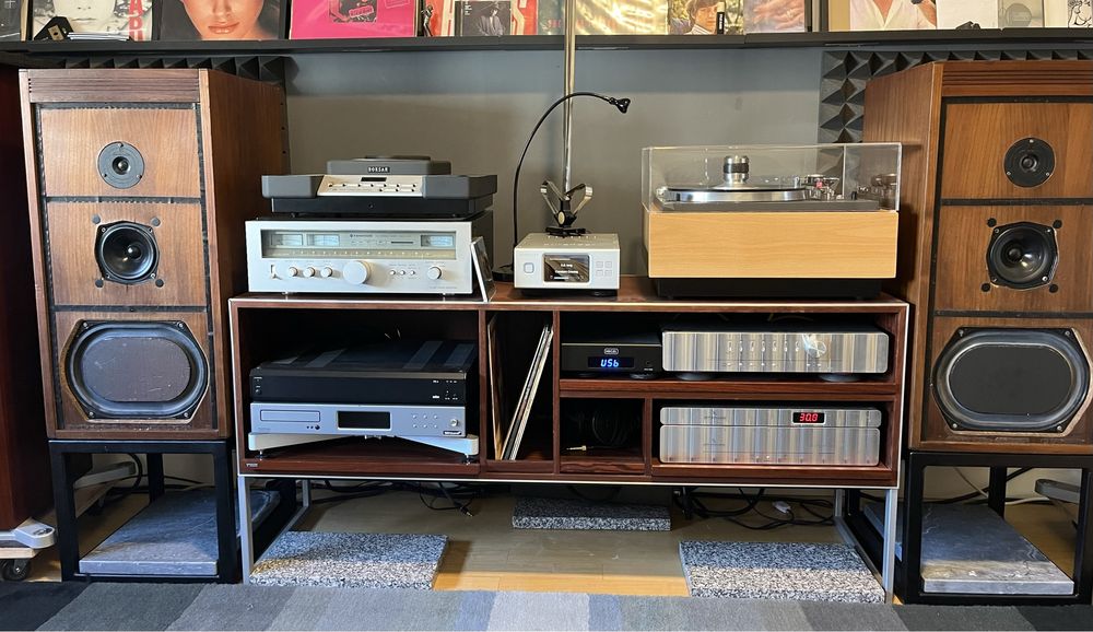 Linn Isobarik DMS, colunas vintage de referência