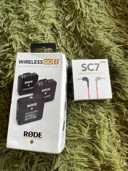Оренда Rode Wireless Go II - двоканальна радіосистема для відеозйомки