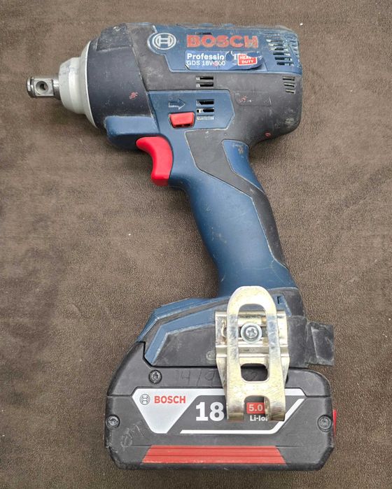 Klucz udarowy Bosch GDS 18V-400 18 V 1/2" + aku 5.0 ah 18v