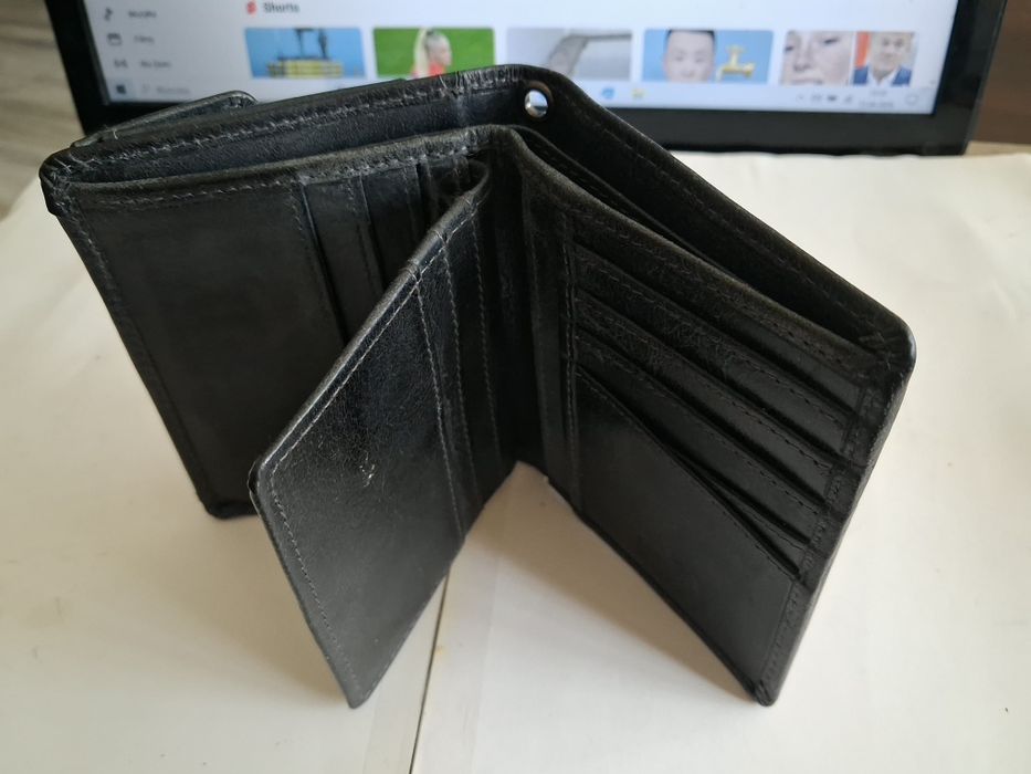 Męski portfel motocyklisty