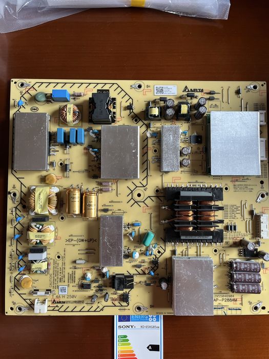 Sony KD-65XG8577. Plyta zasilania