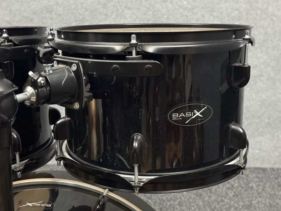 ++ BASIX Classic Custom Black - PERKUSJA Akustyczna zestaw werbel ++