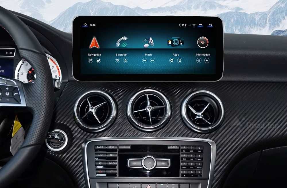 CarPlay Android Radio DAB+ WiFi 4G GPS MP3 USB Mercedes A W176 NTG4.5