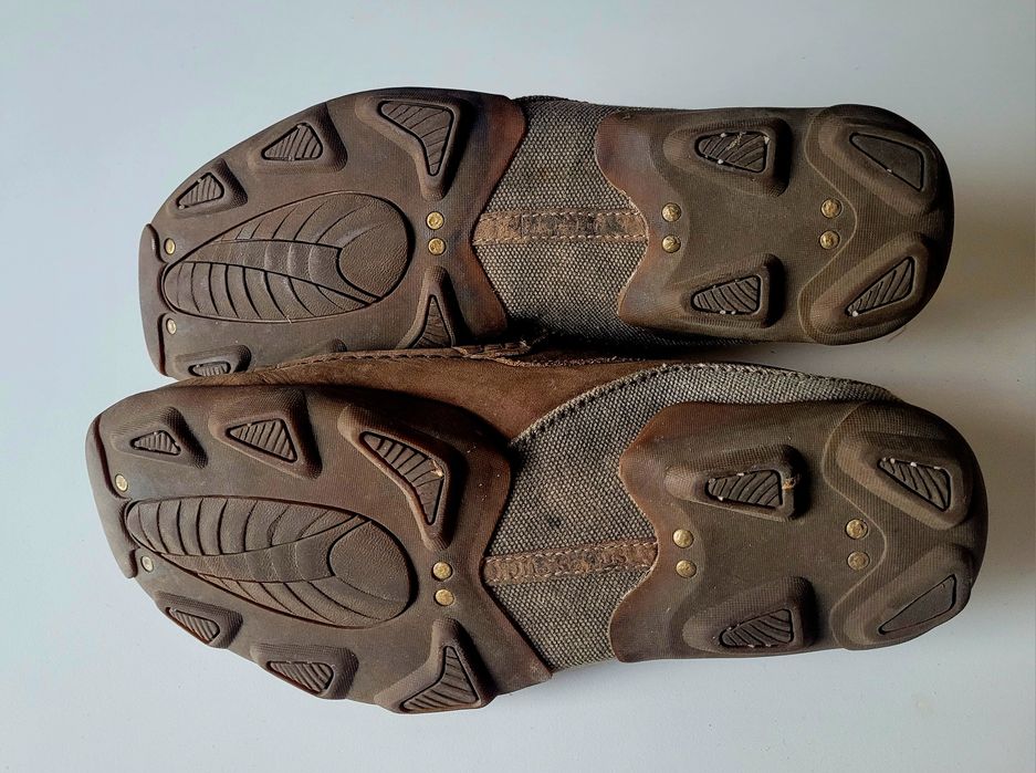 Mokasyny męskie Skechers skóra 42