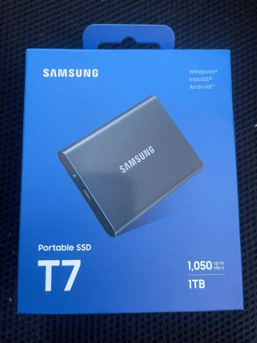 Disco SSD Externo SAMSUNG T7 1TB (1050MB/s - USB-C