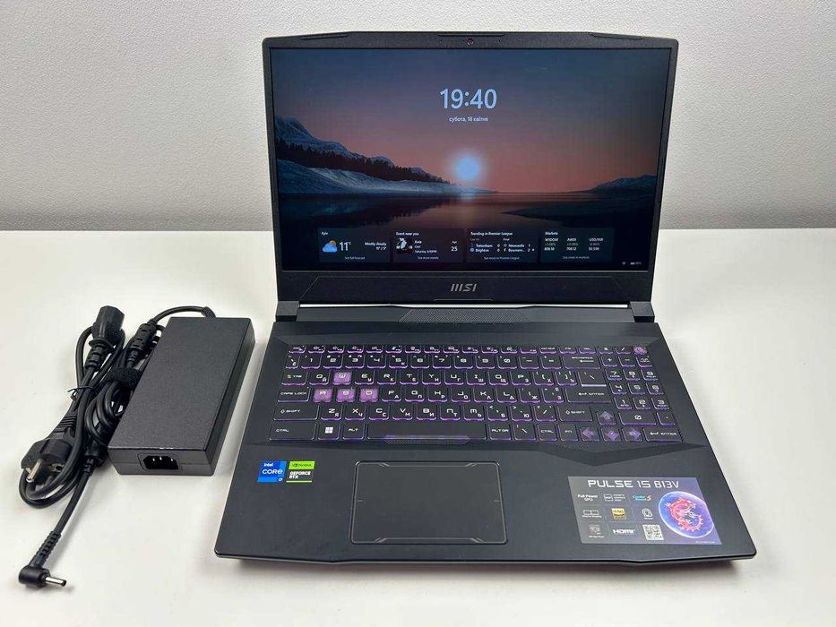 Ігровий ноутбук MSI Pulse 15 B13VGK 144Гц i7-13700H 32GB RTX 4070 8GB 1TB NVMe SSD