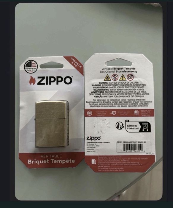 Zippo oryginalna Brass