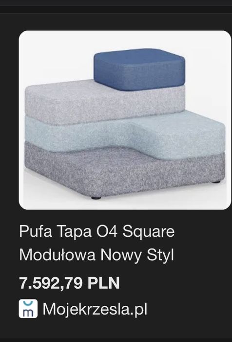 Pufa Tapa Modułowa
