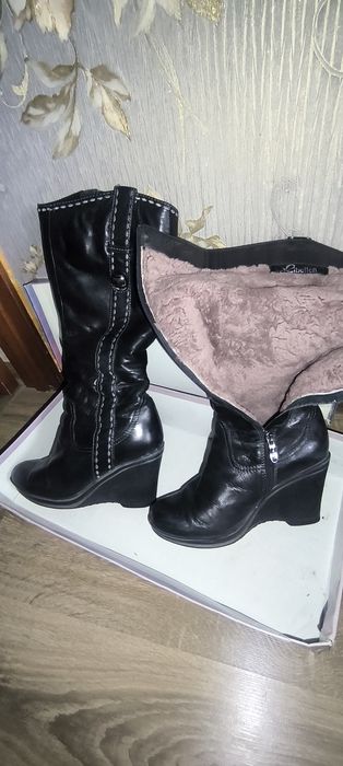 Итальянские зимние сапоги 38