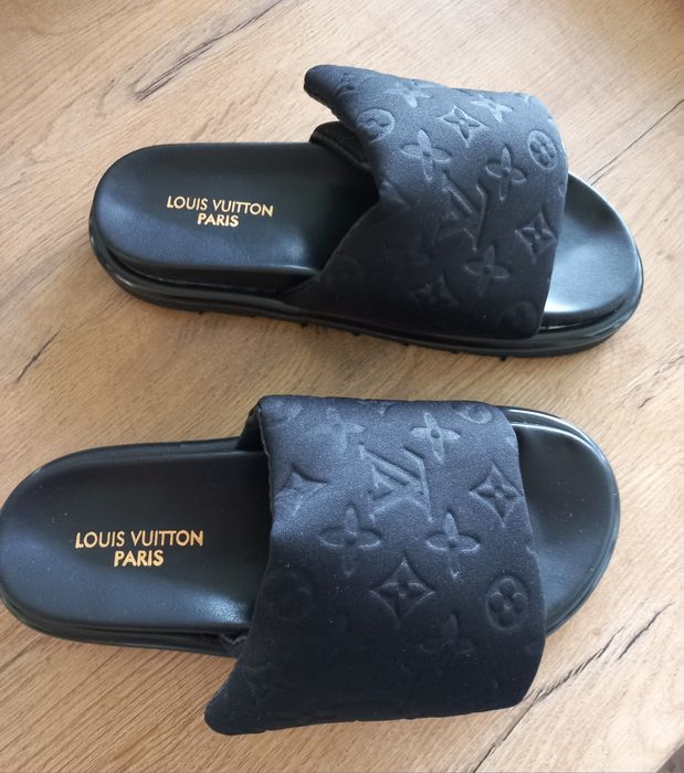 Klapki LV Czarne