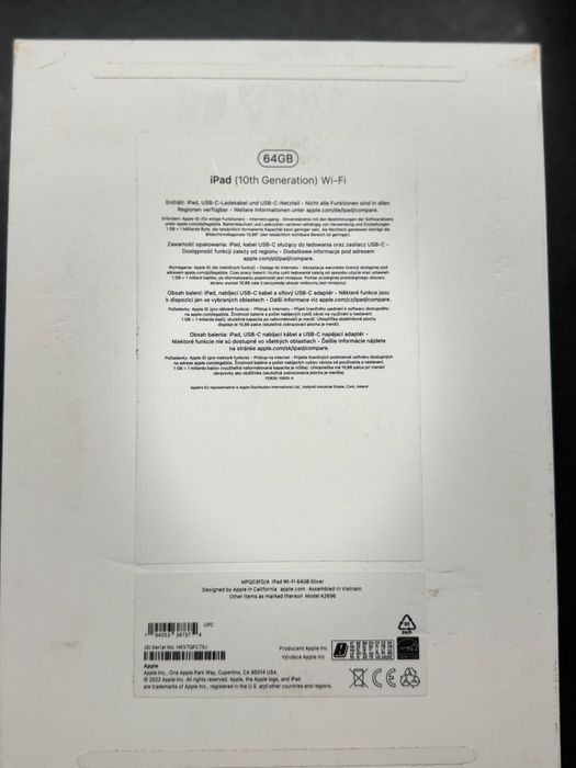 iPad 10 64GB Wi-Fi 100 % AK