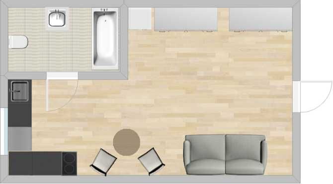 Do wynajęcia jasne studio, Jagiellońska 34, BRAK PROWIZJI