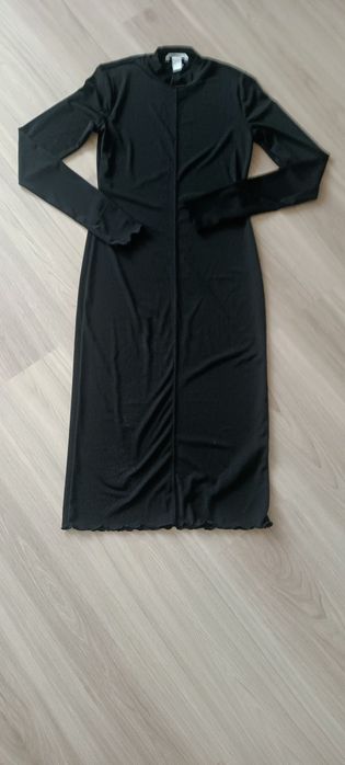 Długa czarna sukienka  H&M