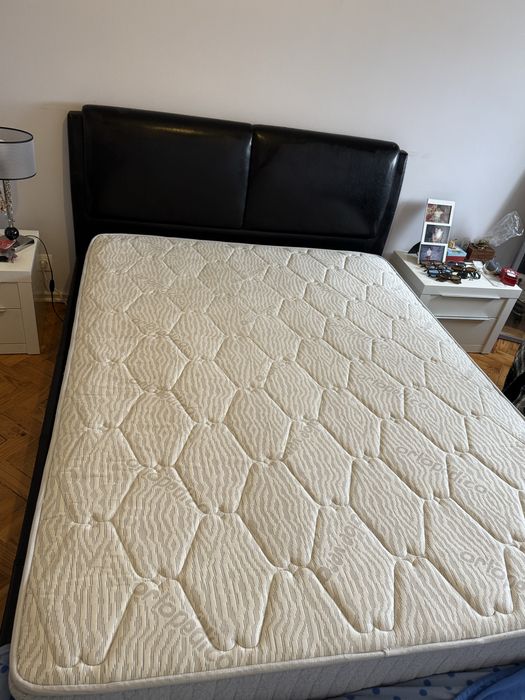 Cama casal 160x200 com colchão 350EUR