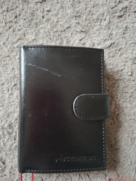 Portfel meski czarny