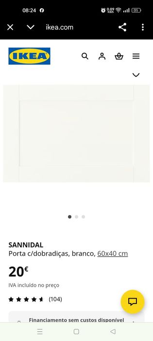 Roupeiro IKEA PLATSA c/2portas 60x57x221cm, em bom estado