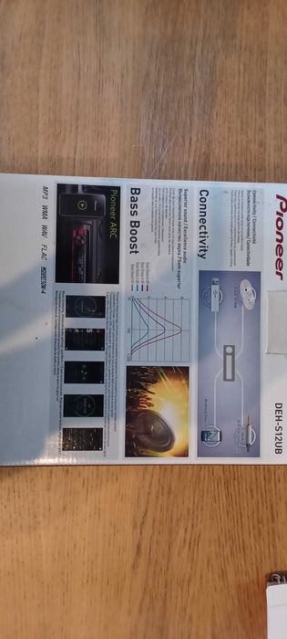 Auto Rádio Pioneer DEH-S12UB, como novo