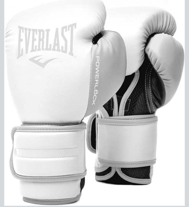 Rękawice bokserskie 10oz,14oz Everlast powerlock białe
