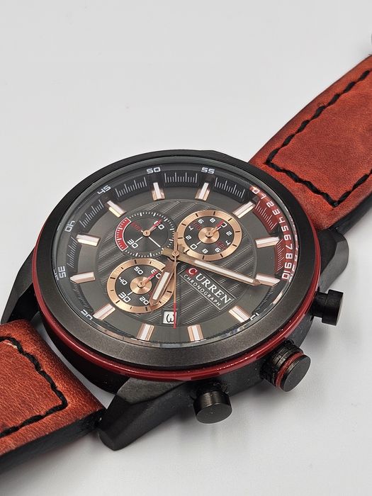 Zegarek męski Curren Chronograph duża linia 47mm
