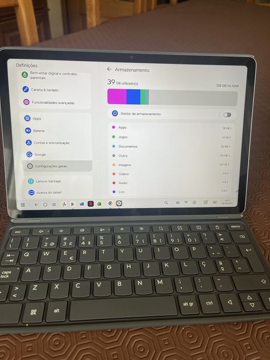 Tablet Idea Tab 11 LENOVO (11'' - 8 GB - 128 GB - Cinzento) + Caneta + Capa com Teclado C/ garantia