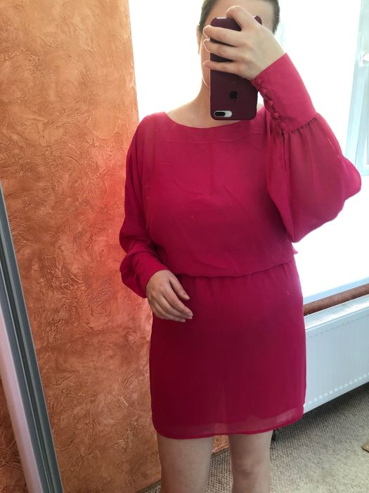 Сукня міні рожева