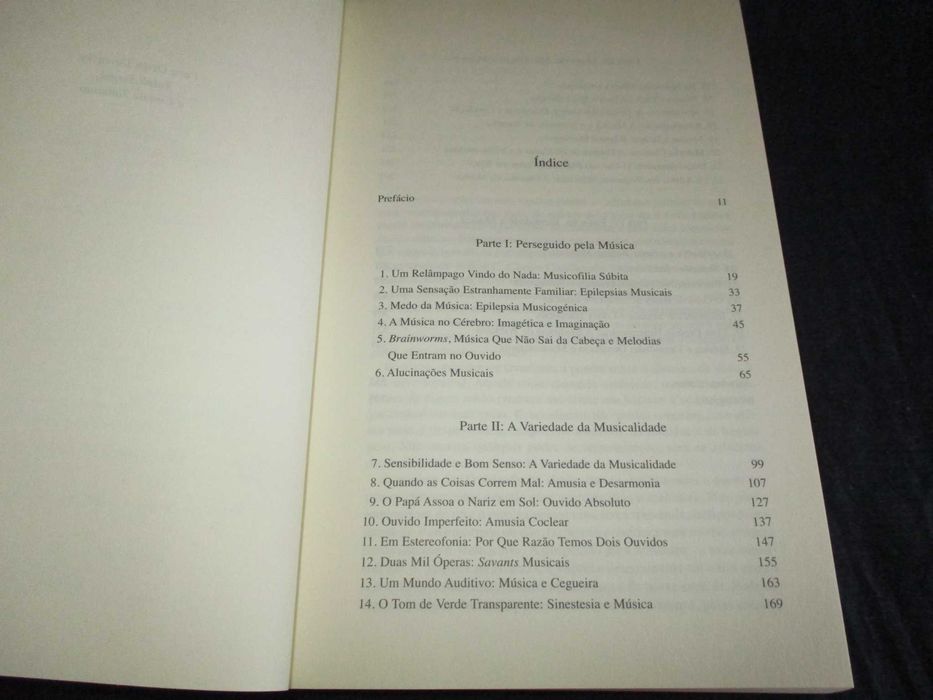 Livro Musicofilia Histórias sobre a Música e o Cérebro Oliver Sacks
