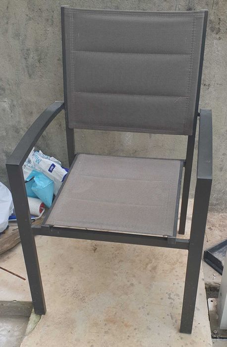 Par de cadeiras de jardim exterior