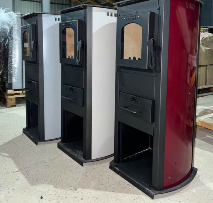 Печь камин Termo Sistem Klasik Lux с варочным покрытием. Піч буржуйка