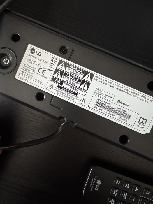 Soundbar + Subwoofer LG SJ2