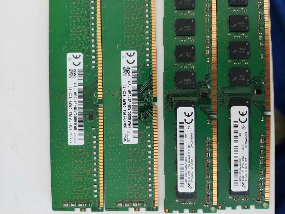 Pamiec RAM 8GB 16GB pc4 pc3 predkosc 2666 predkosc 3200