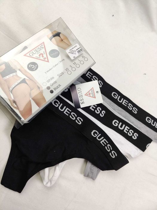 3pak stringi damskie Guess Hugo Boss premium