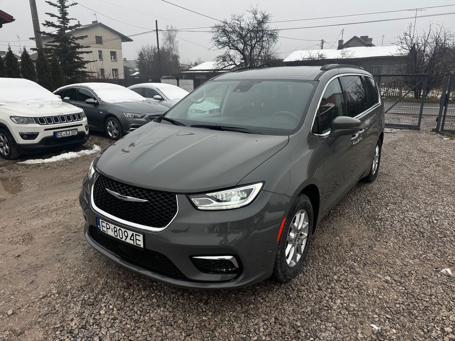 Chrysler Pacifica Android Auto/Apple Carplay Navi LampyFULL LED StanBDB MożliweRATY